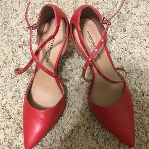 Red Christian Siriano Heels